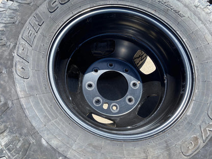 17" Dodge Ram 3500 Dually Laramie 8x200 wheels rims 2703 2704 OEM tires 35"