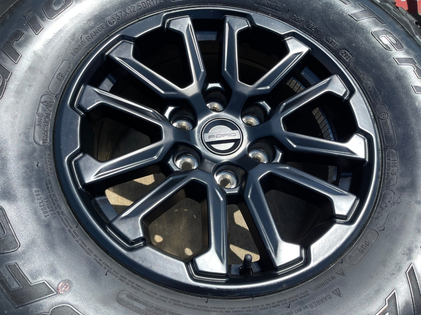 17" Ford F-150 Raptor OEM 10611 rims wheels Bronco SET 2026 2027 BFG 37" NEW