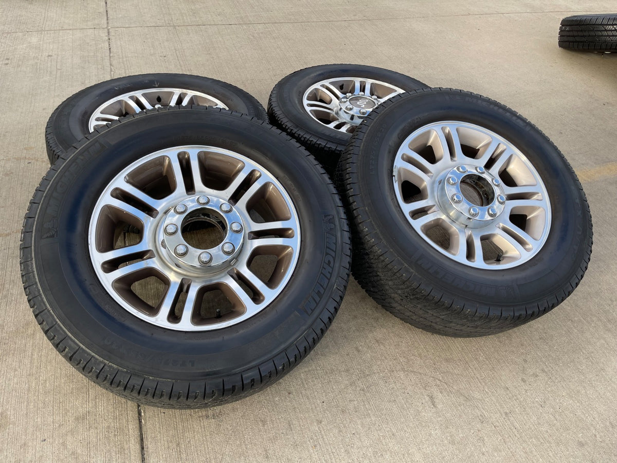 20" Ford F-250 F-350 OEM 3951 3845 KING RANCH rims wheels tires MICHELIN LTX A/T