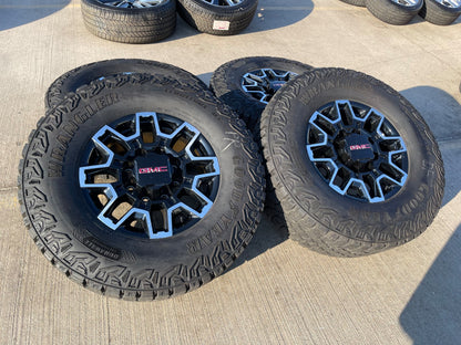 18" GMC Sierra AT4X Chevy Trail Boss 2500 OEM 14136 wheels rims GOODYEAR 35"