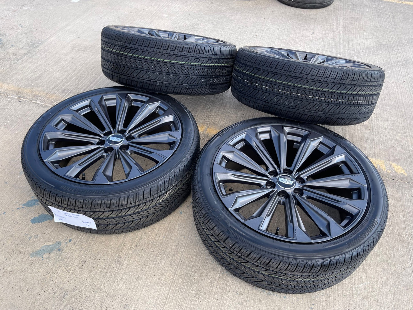 24" Cadillac Escalade V PLATINUM OEM wheels rims tires SET 2025 2026 2027 NEW