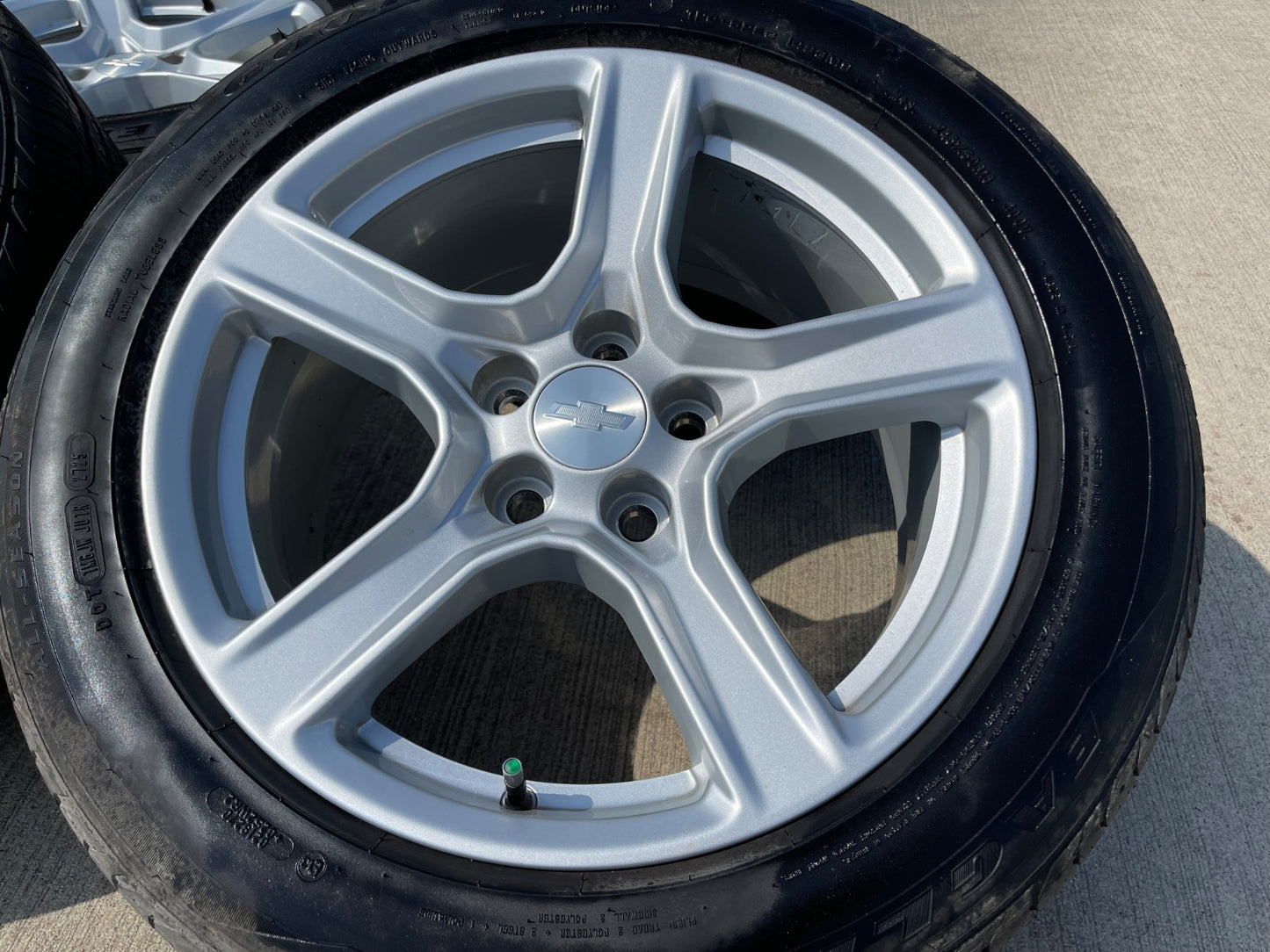 18" Chevy Camaro RS OEM wheels rims 5758 tires GOODYEAR