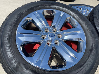 20" Ford F-150 Expedition OEM Lariat rims wheels 10171 SET tires CHROME