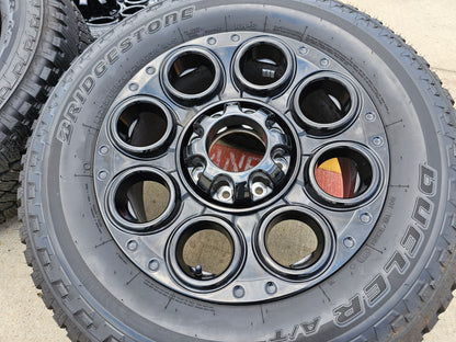 20" Ford F-250 F-350 OEM black Lariat wheels rims 10299 10484 tires DISCOUNTED