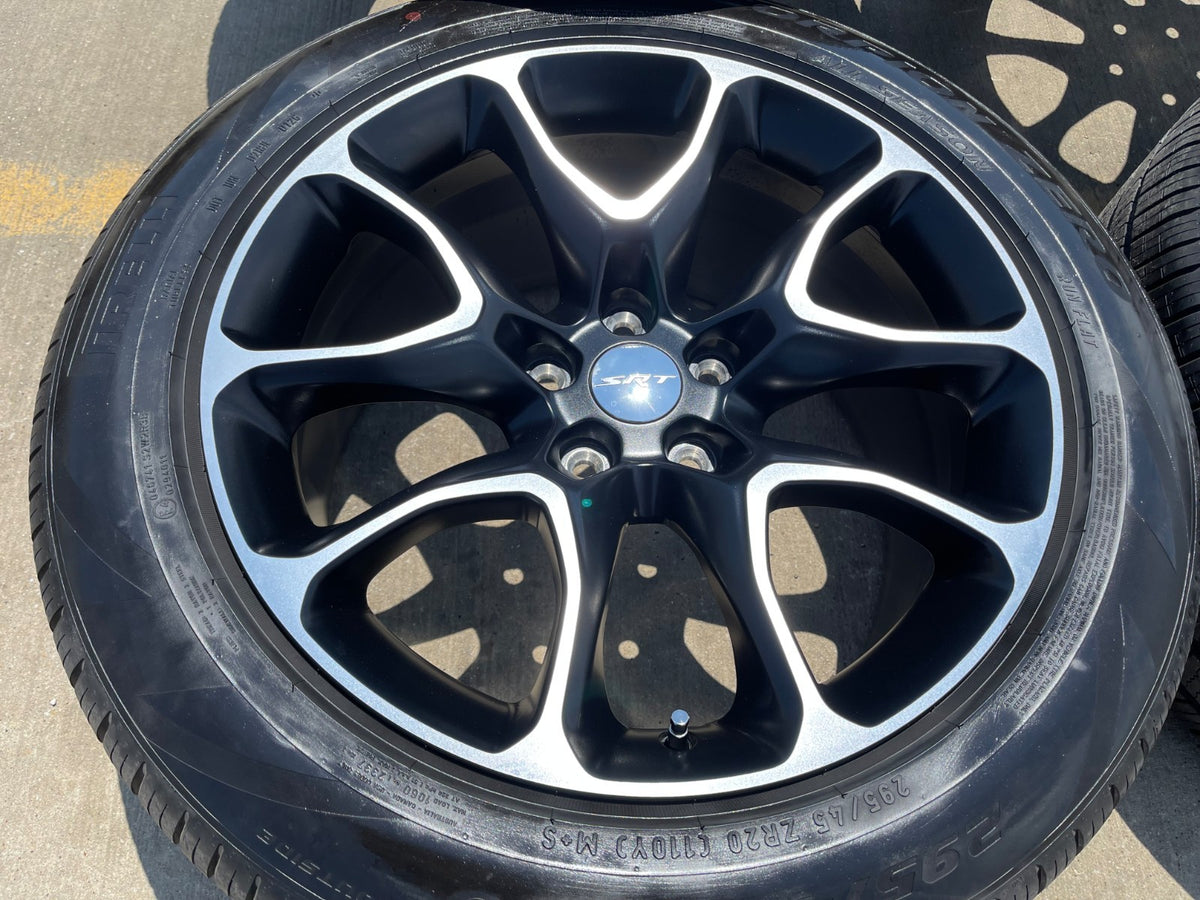 20" Jeep Grand Cherokee SRT Trackhawk OEM 2733 wheels rims tires SET PIRELLI