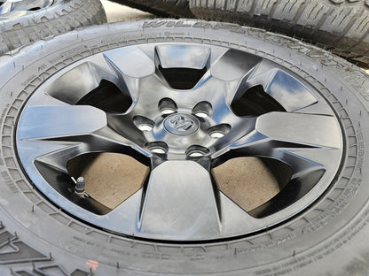 18" Ram 1500 OEM 2669 wheels rims black 2022 2023 2024 2025 2026 FALKEN A/T3