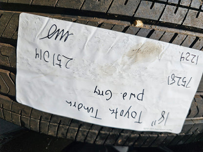 18" Toyota Tundra Sequoia OEM wheel rim 75281 spare LX600 2024 2025 2026 NEW