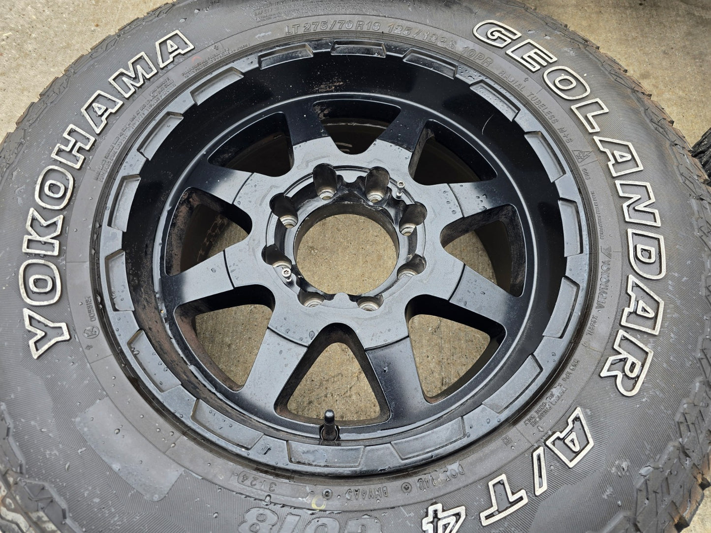 18x9 18" VOXX GFX TR12 wheels rims 8x165 8x6.5 Chevy GMC Ram 2500 3500