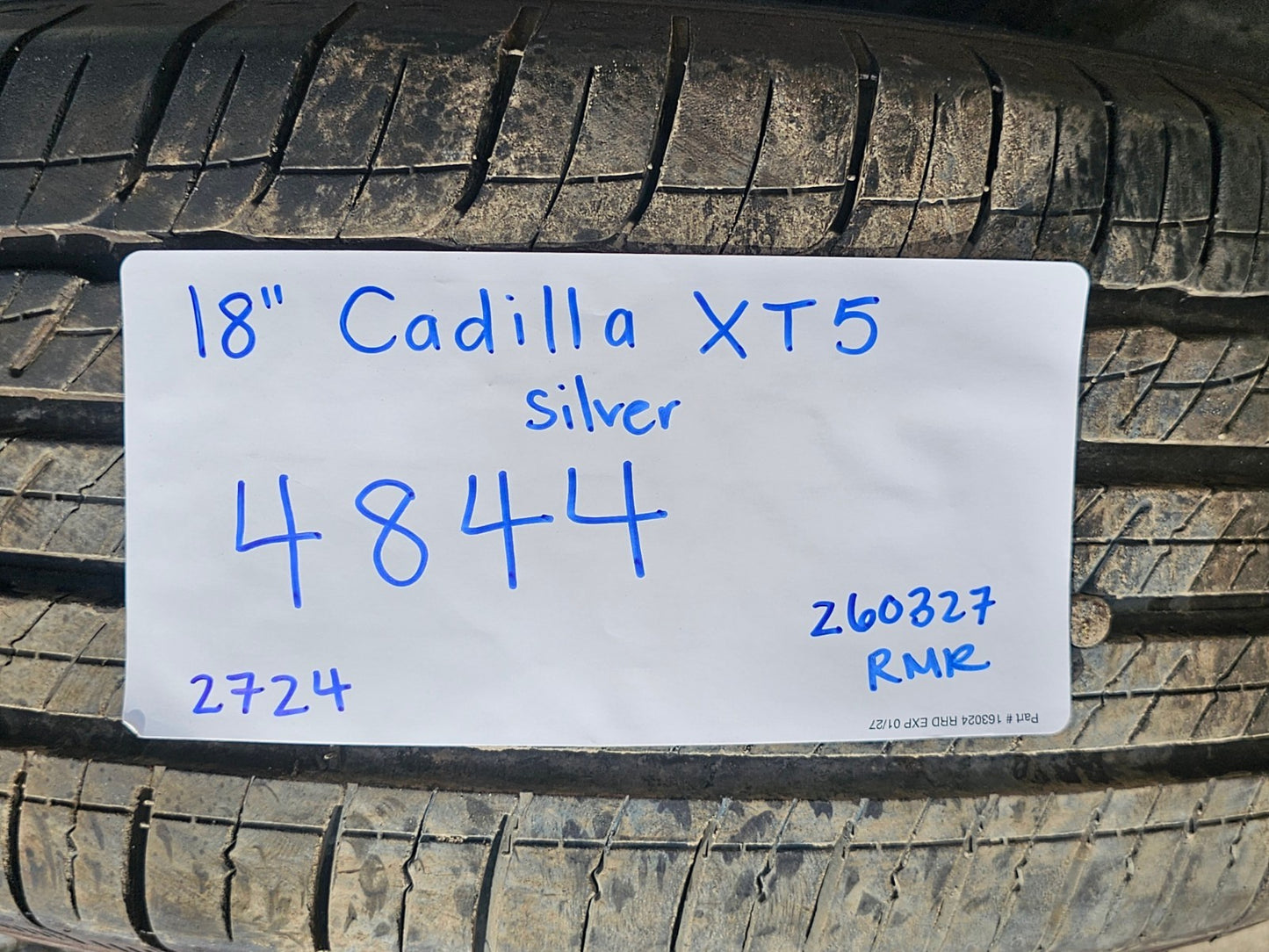 18" Cadillac XT6 XT5 SRX OEM 4844 wheels rims Chevy Blazer Acadia MICHELIN