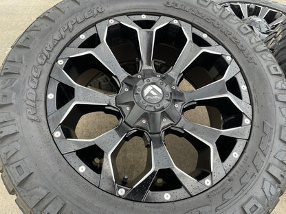 20" 20x9 FUEL Assault D546 Toyota Tundra TSS TRD wheels rims 5x139 5x150 NITRO