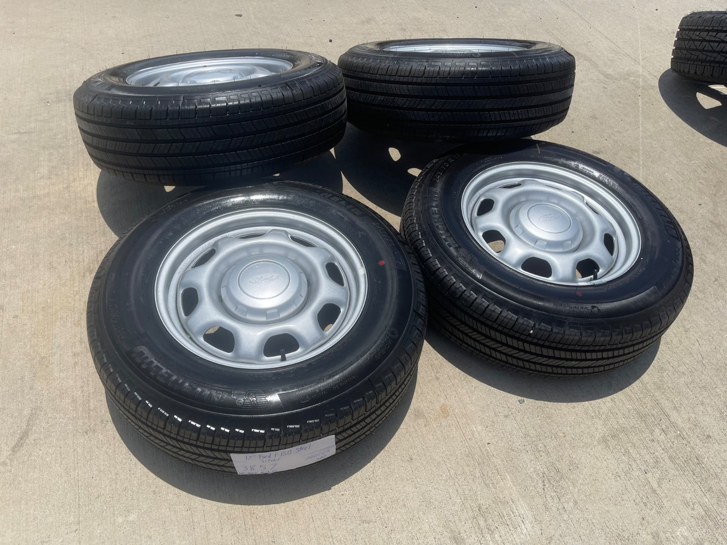 17" Ford F-150 OEM rims wheels 3857 steel  2025 2026 2027 NEW MICHELIN HUGE SALE