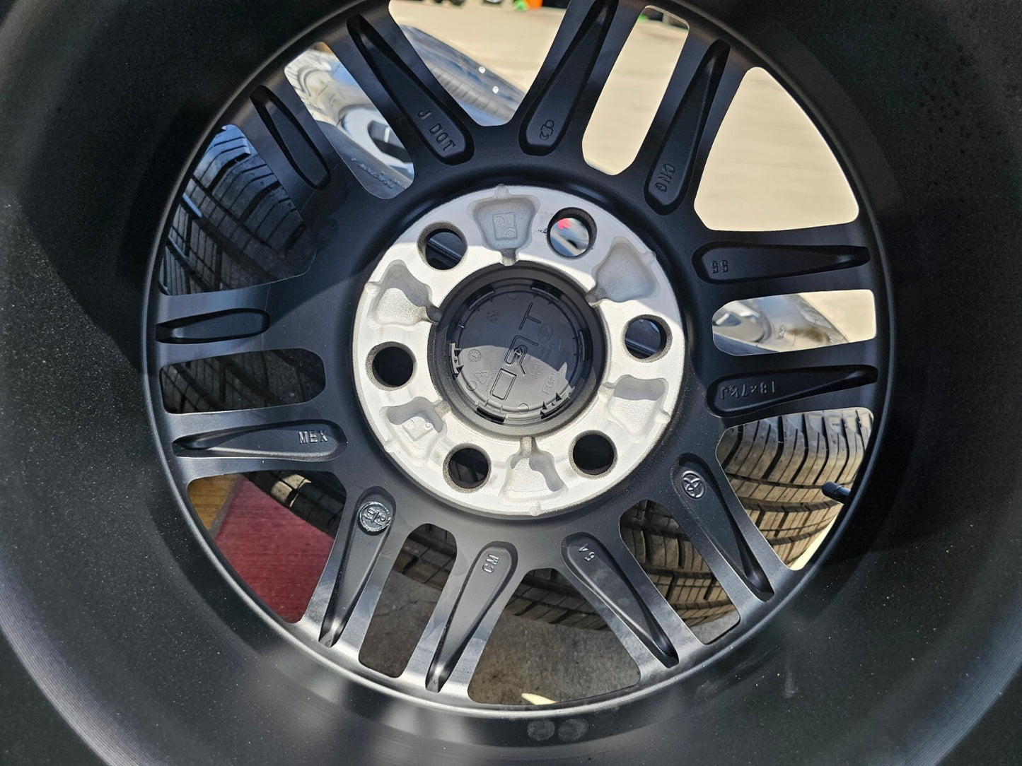 18" Toyota Tacoma 4Runner TRD OEM black wheels rims tires 2024 2025 2026 NEW