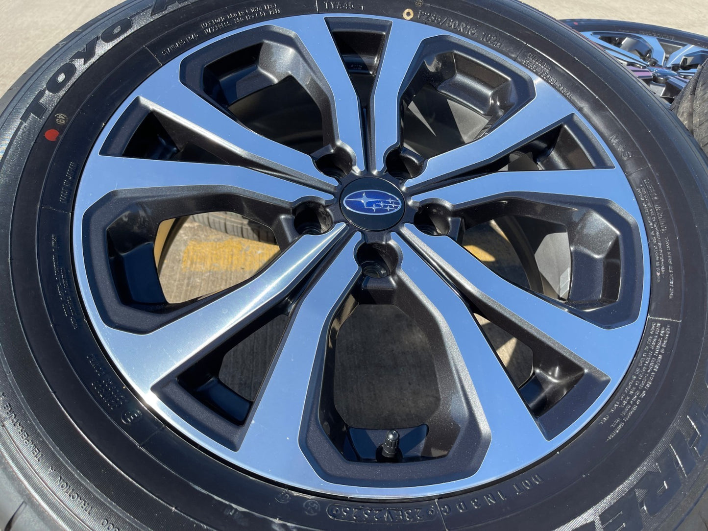 18" Subaru Outback Legacy Forester OEM wheels rims 68869 tires NEW TOYO