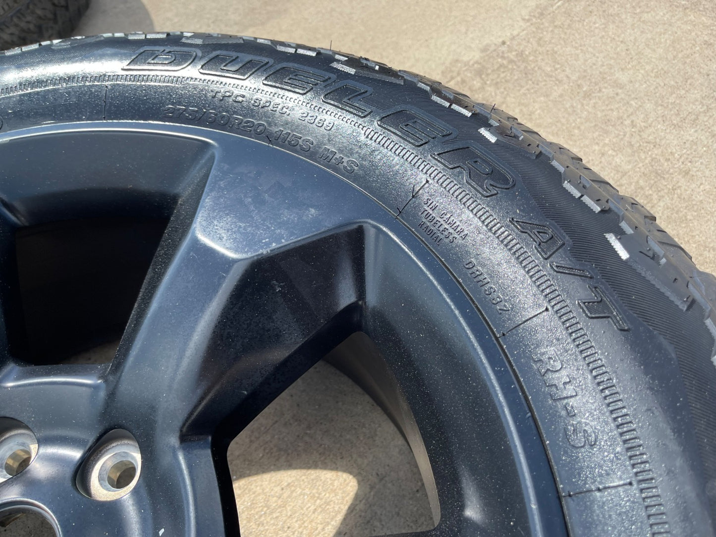 20" Ram 1500 LIMITED Laramie wheel rim black OEM 2675 2722 spare single