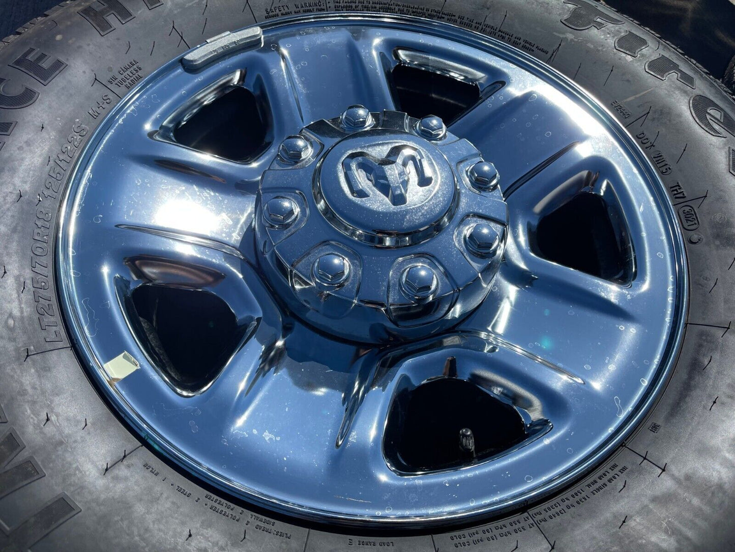 18" Dodge Ram 2500 3500 STEEL chrome OEM 2473 wheels rims 2023 2024 2025 NEW