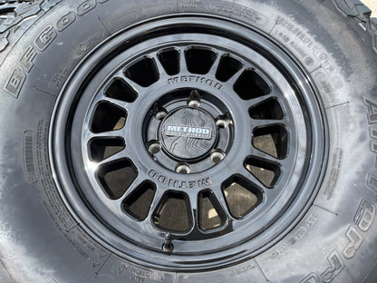 17x8.5 17" Method Racing MR318 Silverado RAM Tacoma wheels rims 6x139 6x5.5 35"