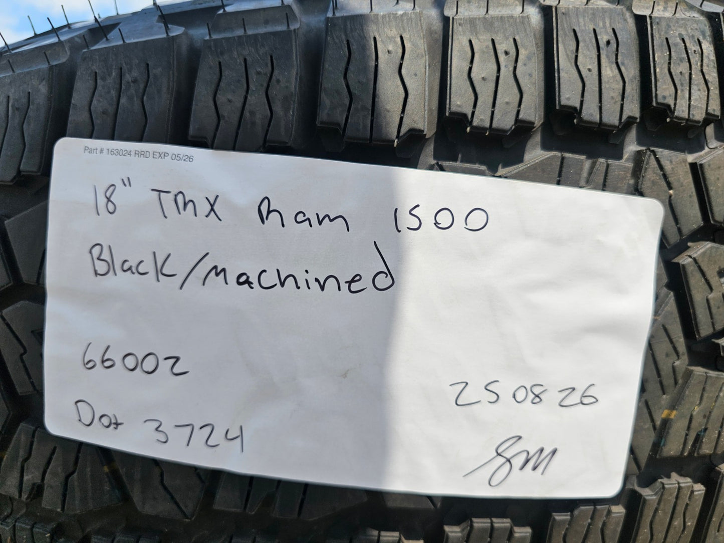 18" Dodge Ram 1500 TRX Black OEM 66002 wheels rims tires TOYO