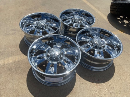 22" 22x10 Ty-Fun TF015 TW015 Ford F-250 F-350 rims wheels SET CHROME