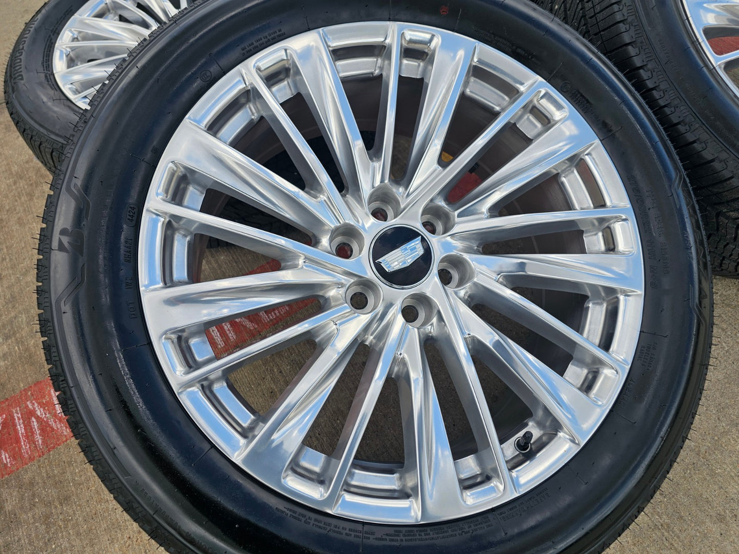 22" Cadillac Escalade Platinum OEM wheels rims tires 2024 2025 2026 2027 NEW