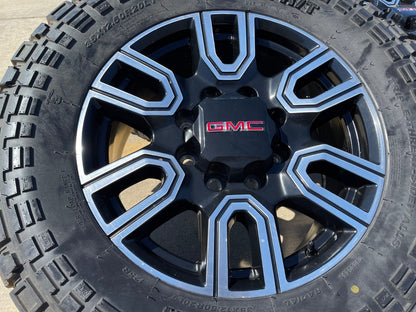 20" GMC Sierra AT4 2500 3500 OEM wheels rims 5950 Silverado KENDA 35" SET