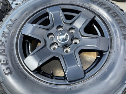 (4) 17" Ford Bronco wheels rims 95292 10383 SASQUATCH Ranger 2023 2024 2025 NEW