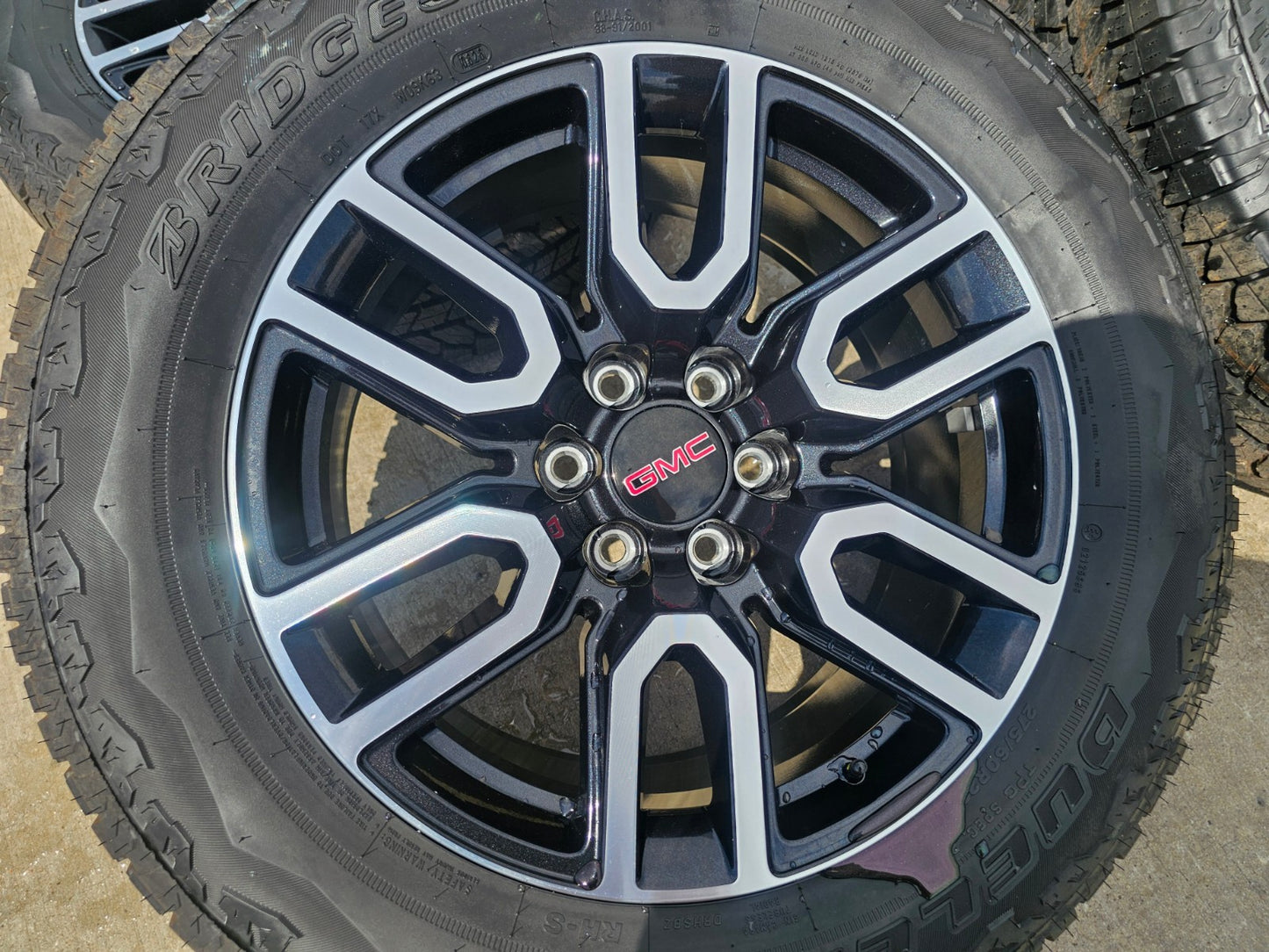 20" GMC Sierra Yukon AT4X Silverado OEM 5914 wheels rims SET BRIDGESTONE SET NEW