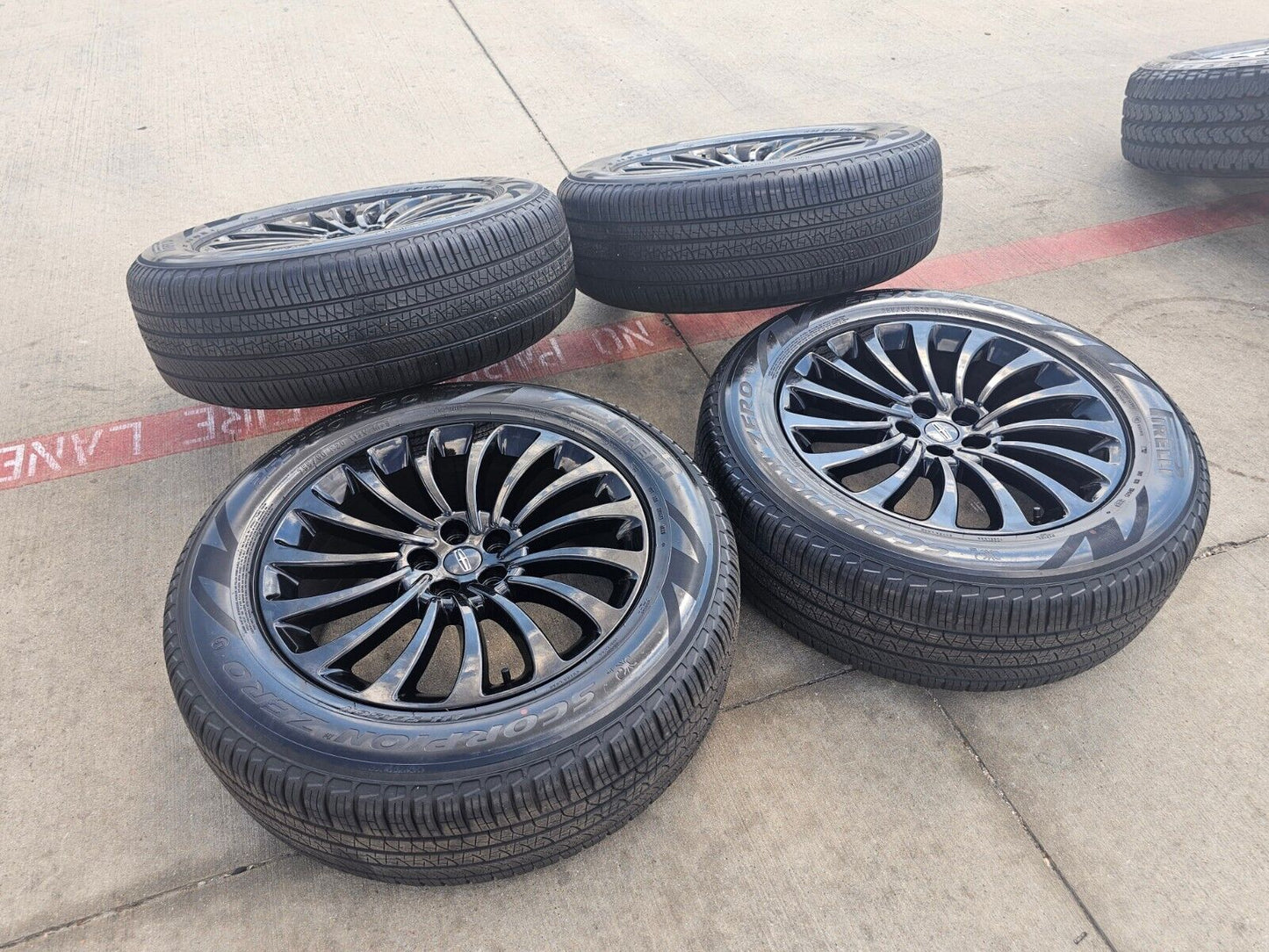 20" Lincoln Aviator Black Label OEM rims wheels 10189 Explorer 2024 2025 NEW