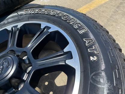 20" Dodge Ram 2500 3500 LARAMIE OEM wheels rims A/T tires 2025 2026 NEW