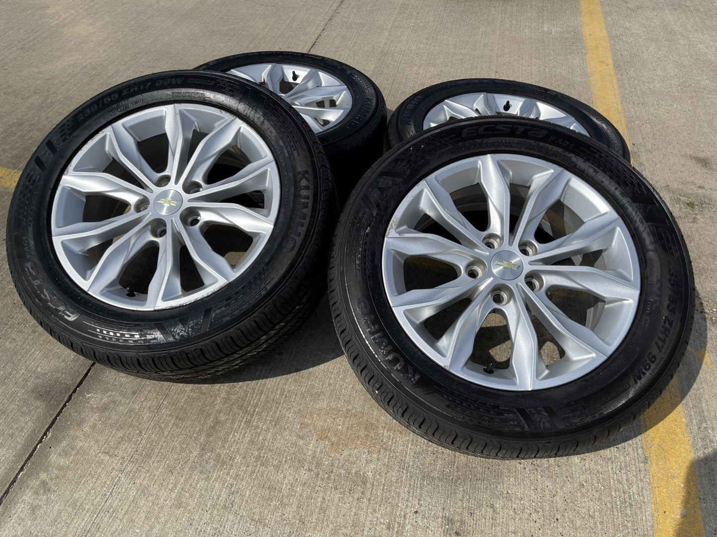 17" Chevy Malibu OEM wheels rims 5894 tires Impala GMC Terrain Equinox 5x120