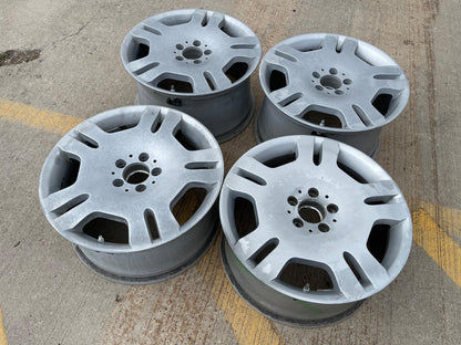18" 18x8.5 + 18x9.5 Mercedes S550 S600 OEM staggered 65470 65471 wheels rims