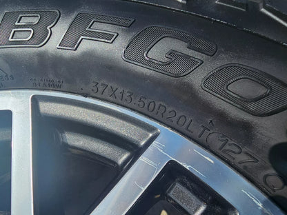 20" Ford F-250 F-350 OEM 10104 LARIAT rims wheels BFG KM2 37"