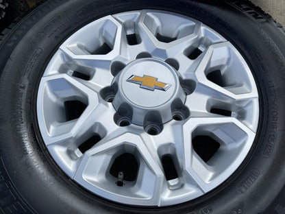 18" Chevy Silverado 2500 3500 OEM 5959 wheels rims MICHELIN LTX A/T2 NEW