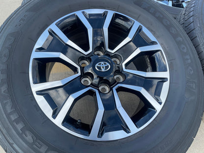 17" Toyota Tacoma 4Runner OEM 75259 wheels rims black TRD FJ SET