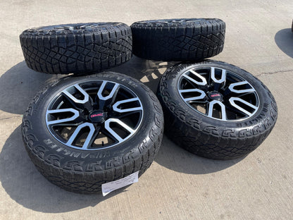 20" GMC Sierra Yukon AT4X Silverado OEM 5914 wheels rims SET GOODYEAR M/T