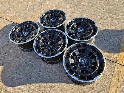 (5) 17" Ford Bronco wheels rims OEM 22025 Ranger 2023 2024 2025 2026 NEW