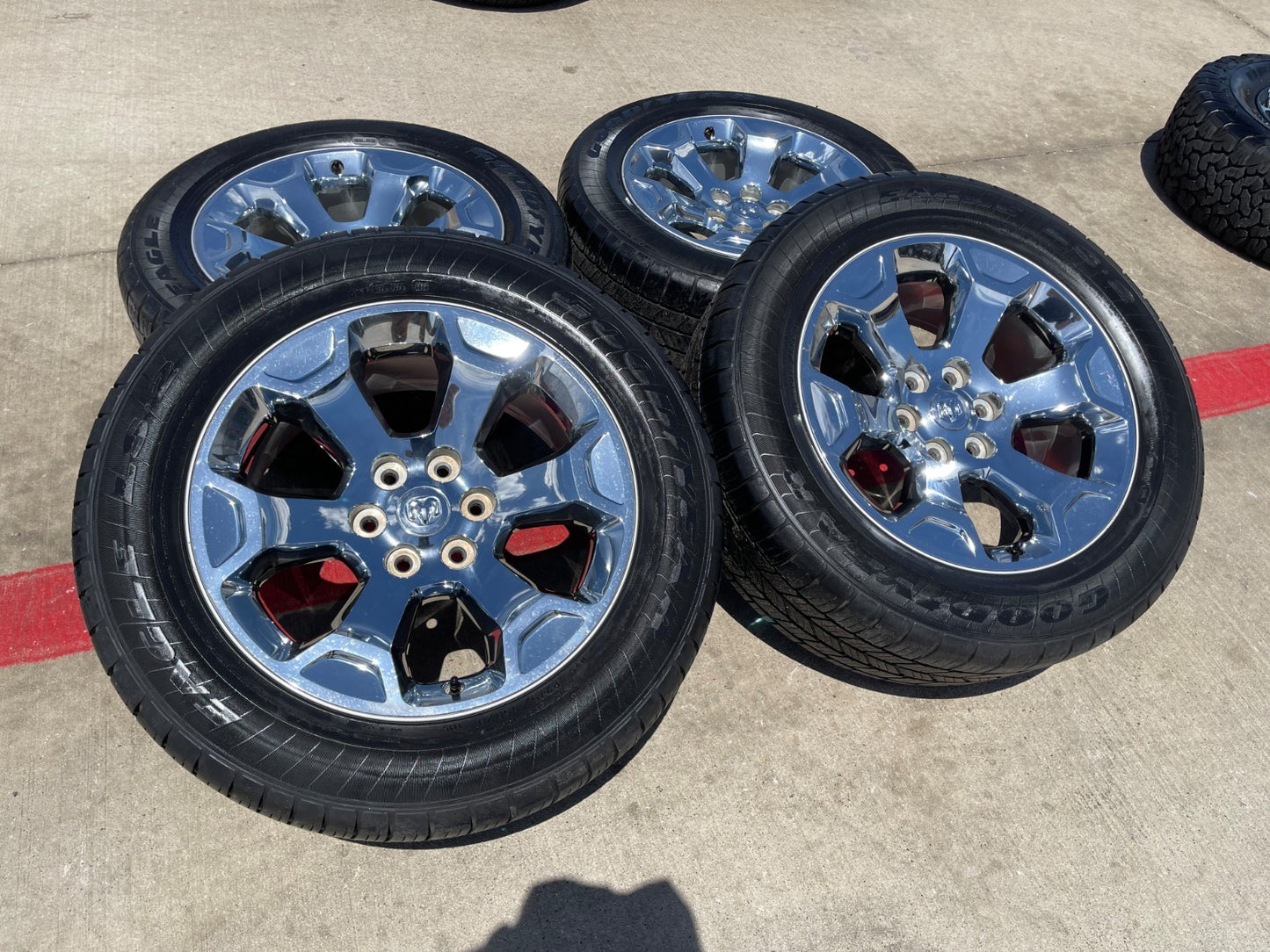 20" Dodge Ram 1500 OEM Laramie CHROME 2680 wheels rims 2022 2023 2024 2025 2026