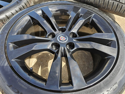 18" Cadillac CTS V wheels rims OEM black 4716 4717 4719 4720 SET CONTINENTAL NEW