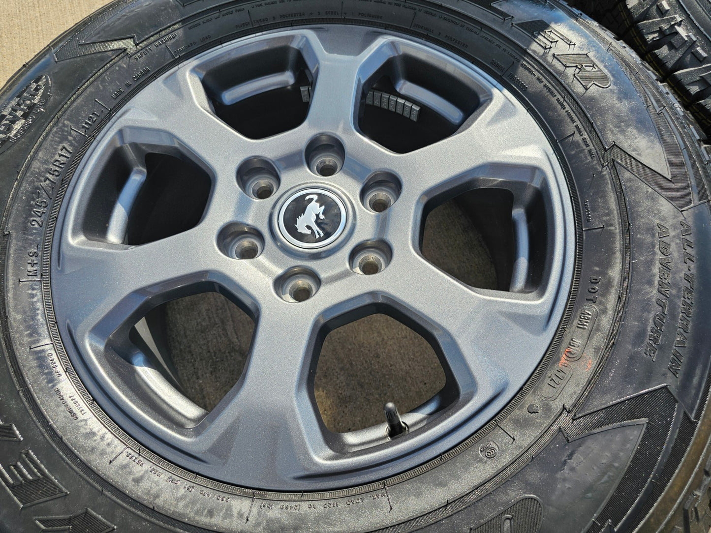 17" Ford Bronco Big Bend wheels rims 10384 OEM Ranger 2024 2025 2026 GOODYEAR