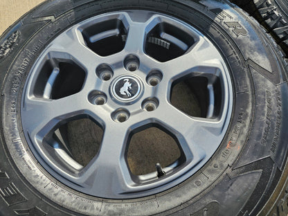 17" Ford Bronco Big Bend wheels rims 10384 OEM Ranger 2024 2025 2026 GOODYEAR