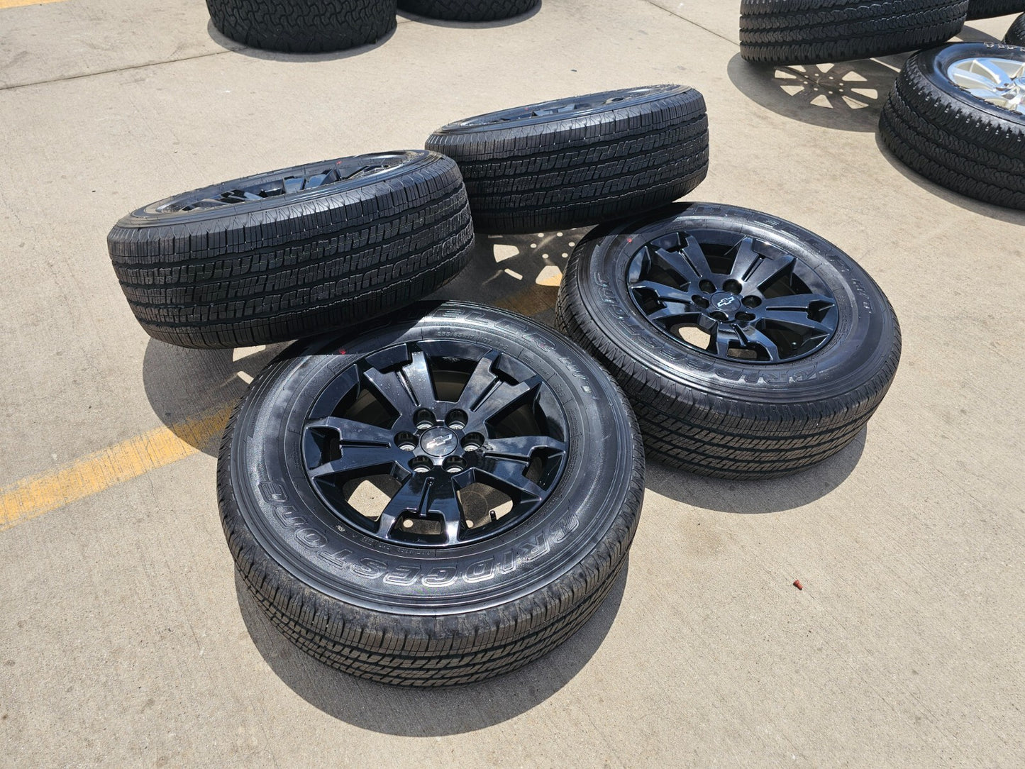 17" Chevy Colorado GMC Canyon OEM Black 5672 wheels rims tires NEW