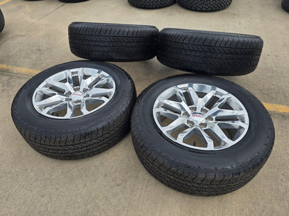 NEW 20" GMC Sierra Yukon AT4 Tahoe OEM wheels rims SET Rim #5924 Fits 1999-2027