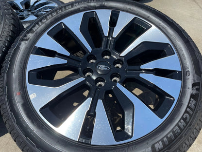 22" Ford F-150 LIMITED Plus OEM rims wheels Expedition MICHELIN 2025 2026 NEW