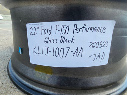 22" Ford F-150 Expedition PERFORMANCE OEM 10200 black rim wheel NEW
