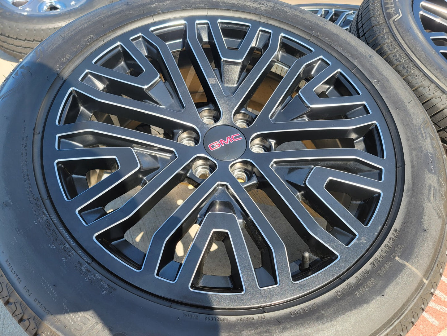 22" Chevy Silverado GMC OEM black Yukon Tahoe 5906 wheels rims 2024 2025 NEW