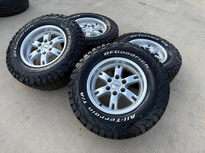 17" Toyota FJ Cruiser BBS TRD PRO 4Runner Tacoma OEM wheels rims BFG KO2 A/T NEW