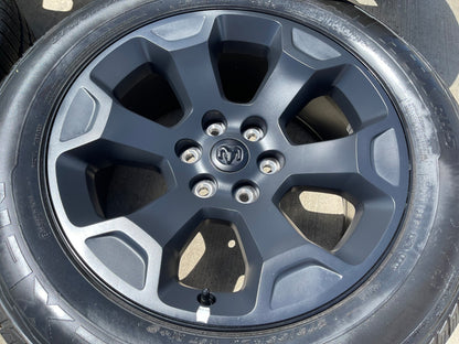 20" Dodge Ram 1500 OEM Laramie Black 2462 2680 wheels rims 2024 2025 2026 NEW