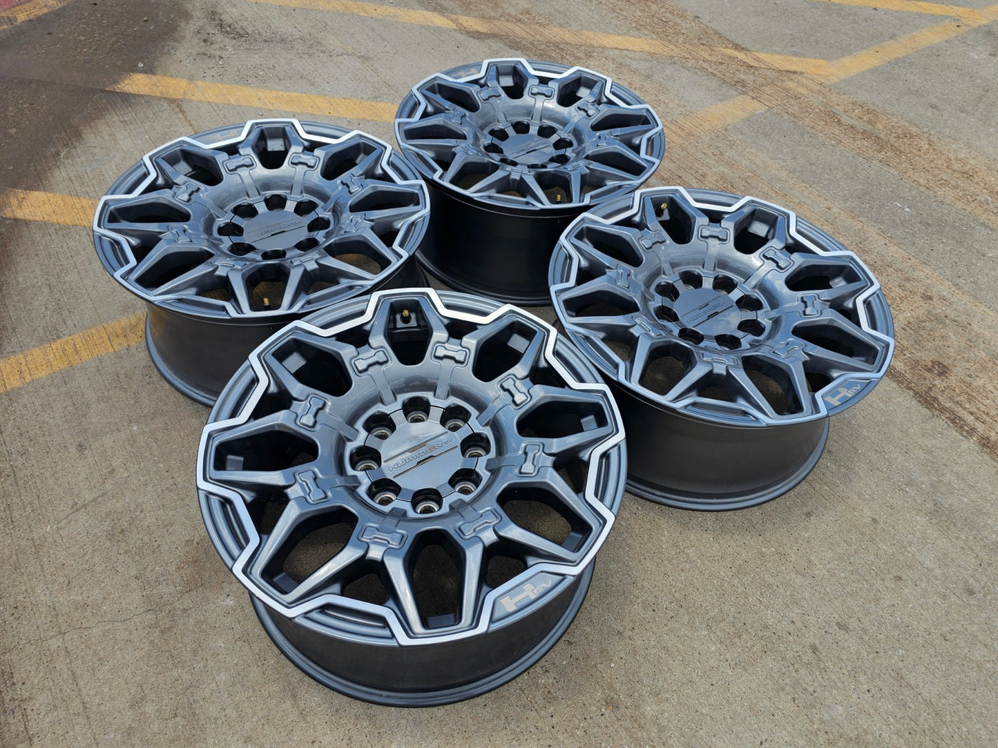 22" Hummer EV HEV 2500 OEM 8x165 14094 wheels rims 2023 2024 2025 2026 2027