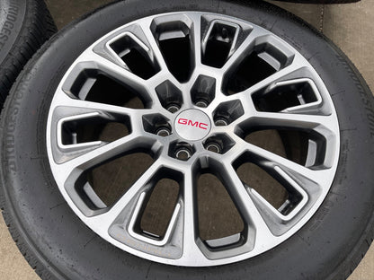 22" GMC Yukon Sierra DENALI OEM wheels rims Tahoe 2025 2026 2027 BRIDGESTONE NEW