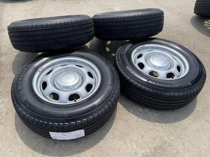 17" Ford F-150 OEM rims wheels 3857 tires steel 2023 2024 2025 2026 MICHELIN NEW