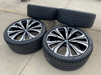 23" BMW X7M X5 X6 X7 OEM Series wheels rims 86675 tires 2022 2023 2024 2025 2026
